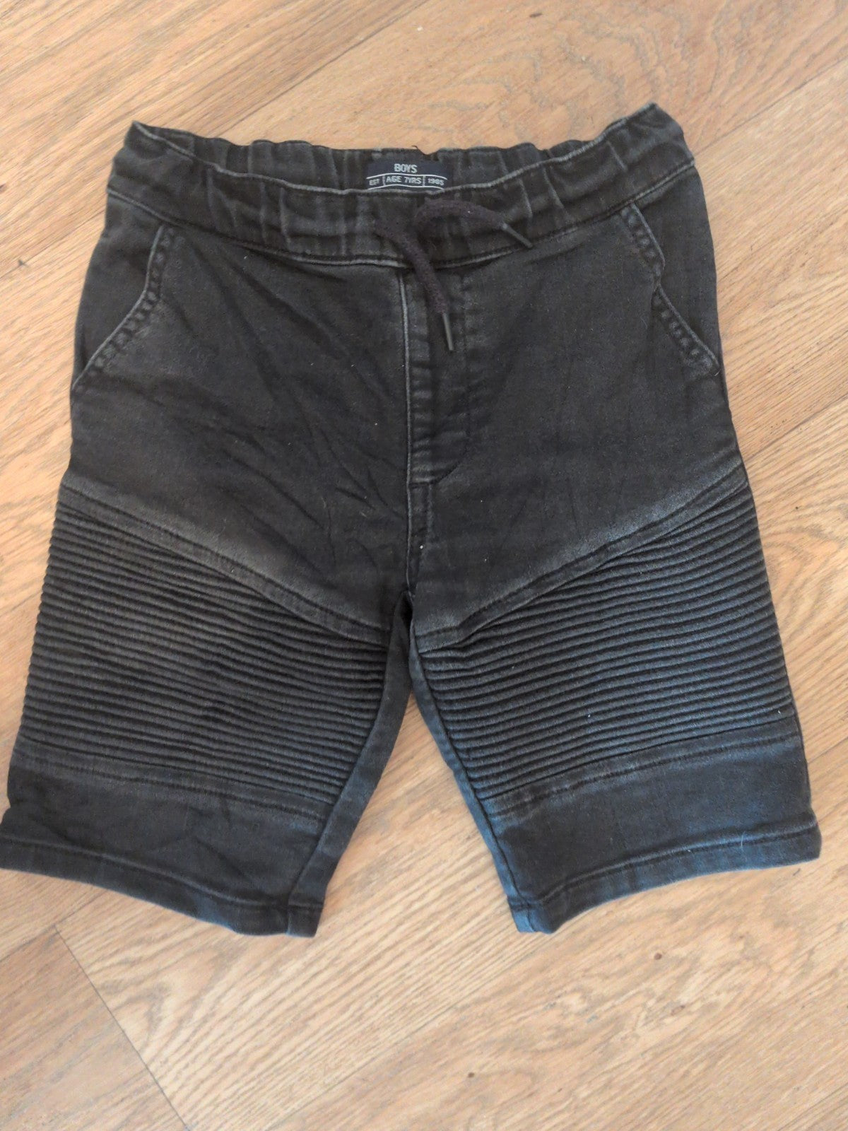 Next 7 Years Black Denim Shorts