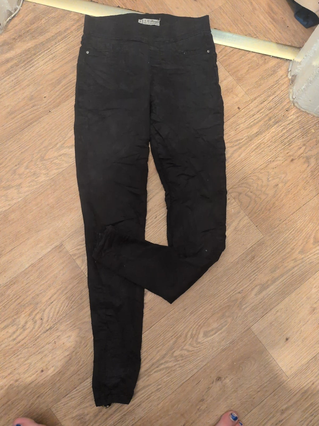 Denim+Co 8 Black Legging Stretch