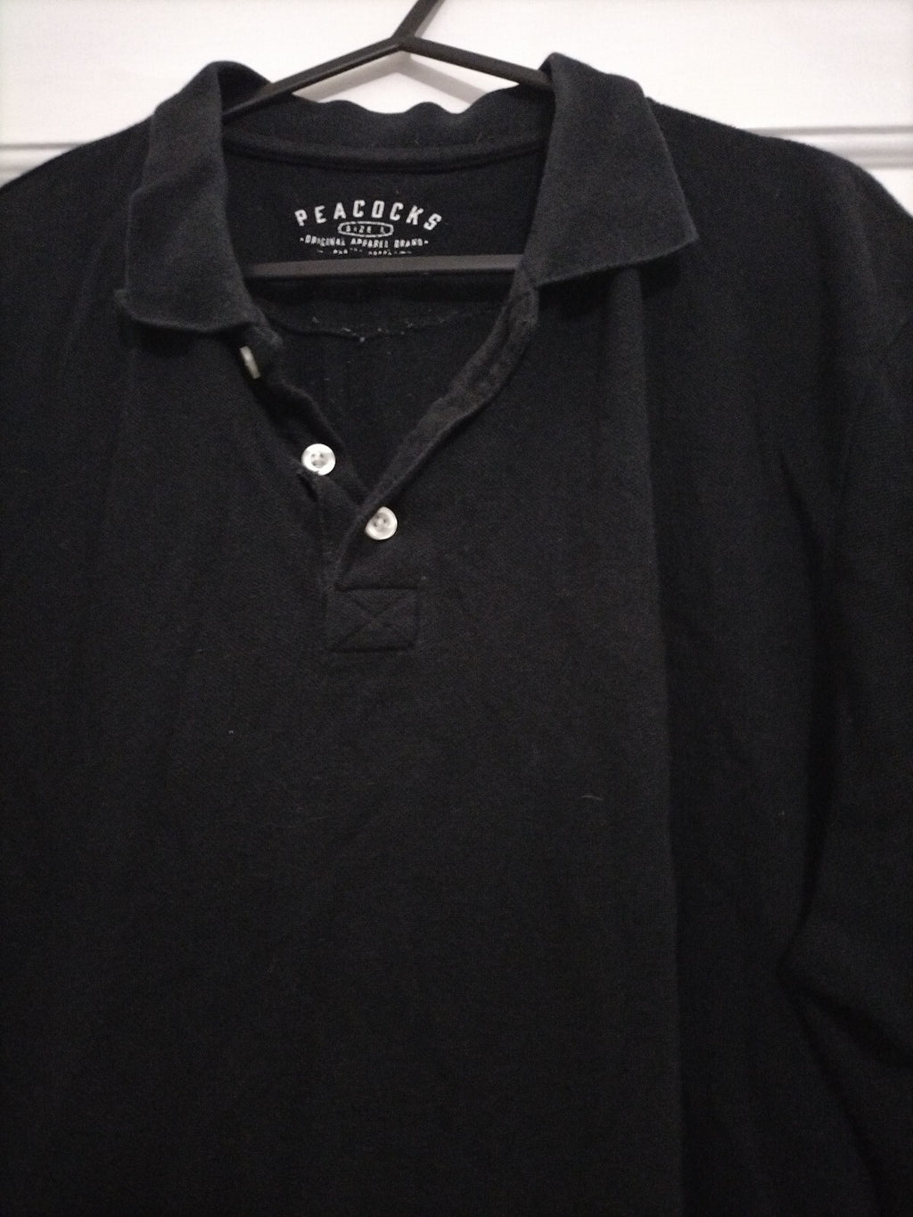 Mens Primark Size Large Black Polo
