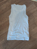 F&F Small Vest White Tank Scoop Top