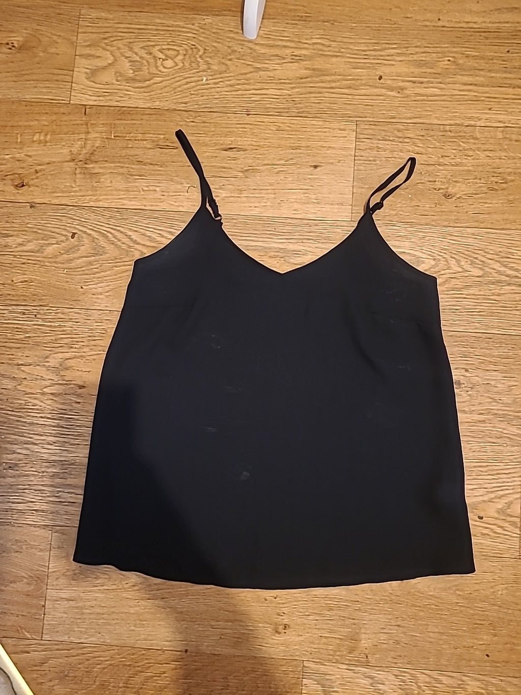 Ladies Primark Size 8 Black Sleeveless Blouse