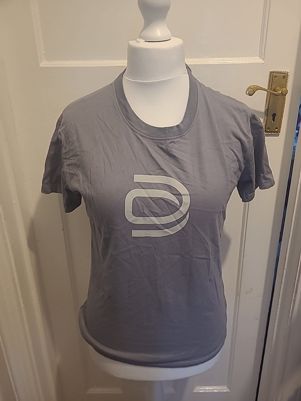 Mens Deboer Size Large Grey Short Sleeve T-shirt