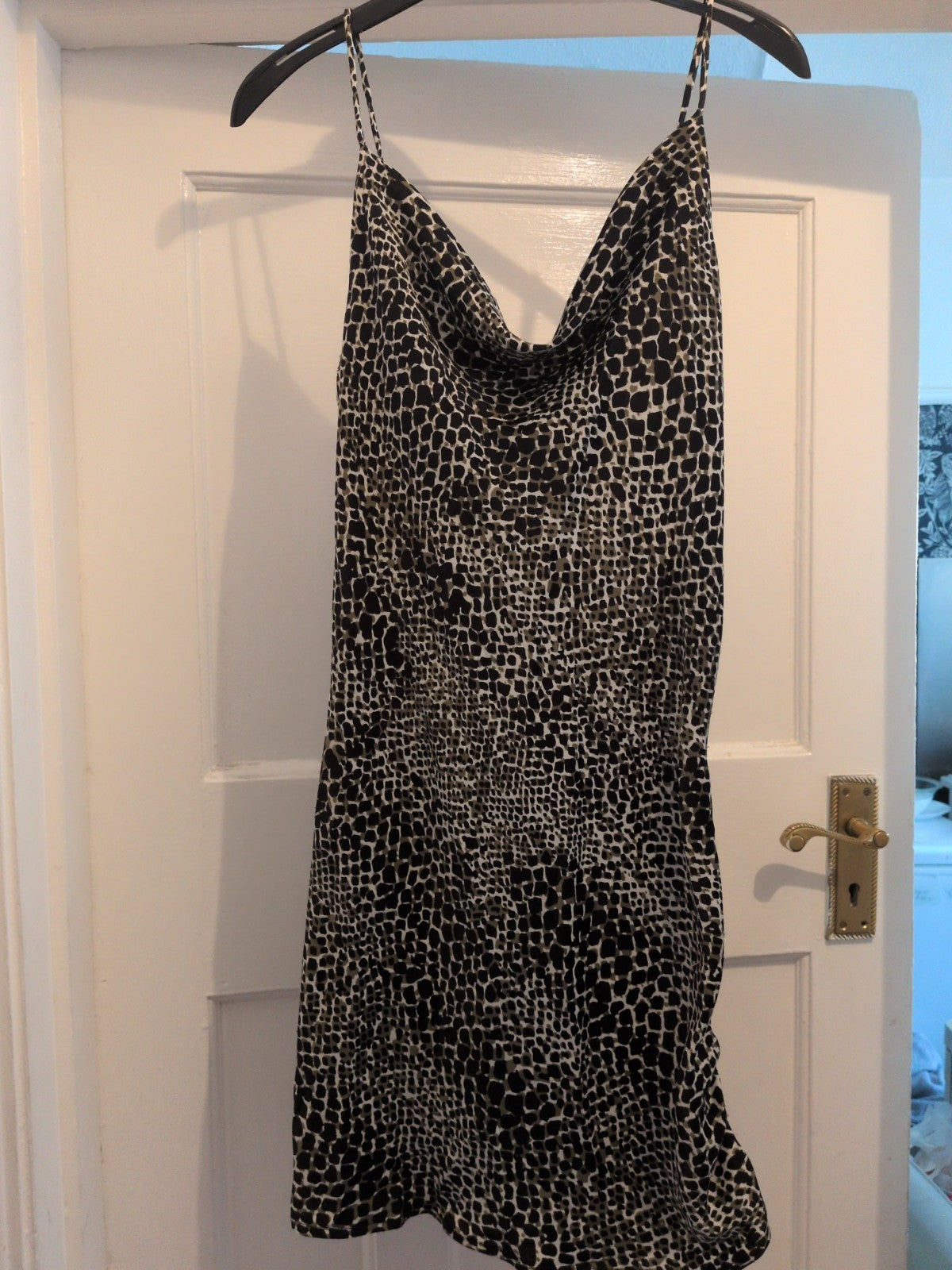 Topshop 6 Leopard Print Sleeveless Dress