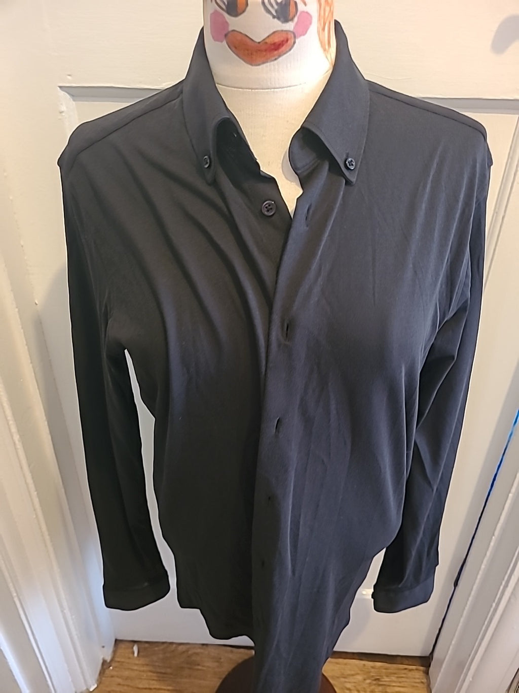 Mens Taylor & Wright Slim Medium Black Shirt