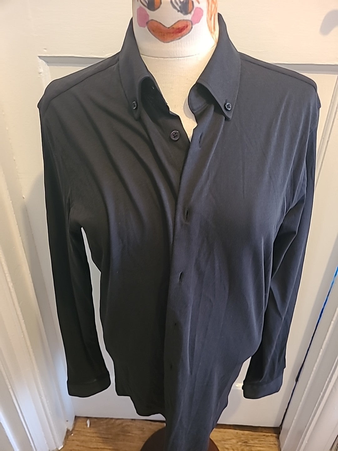 Mens Taylor & Wright Slim Medium Black Shirt