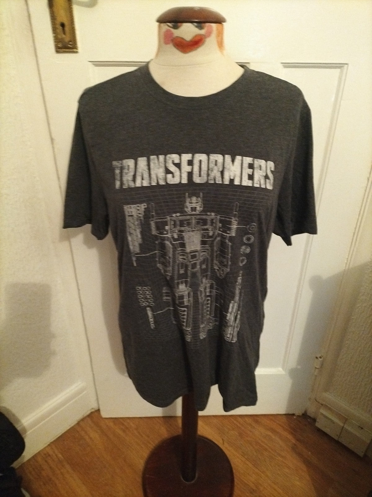 Mens Transformers Size Small Grey Short Sleeved Tshirt