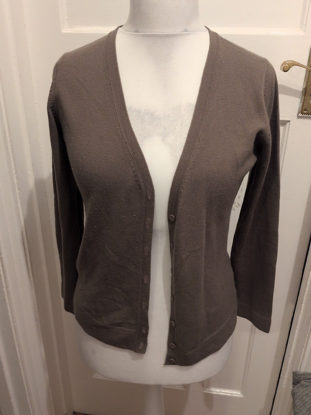 Marks And Spencer 16 Expresso Cardigan Buttoned