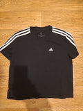 ladies size small uk 8/10 Adidas black t-shirt