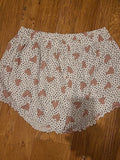 Ladies Tu Size 10 Polkadot Loveheart Sleep Shorts