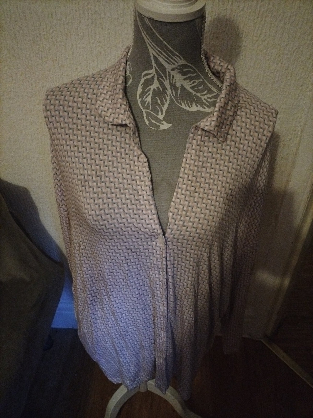 Ladies Primark XL Multi Color Long Sleeve Blouse