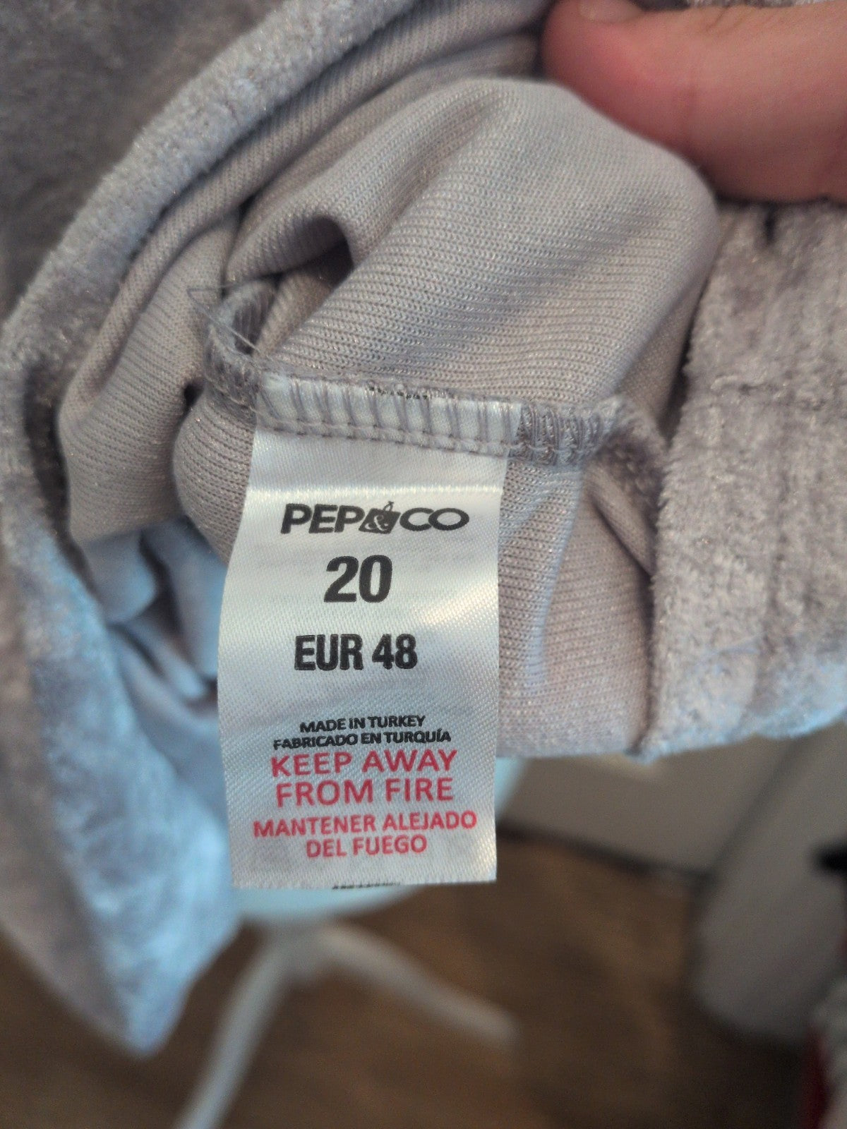 Pep&Co 20 Grey Marl Short Sleeve T-shirt