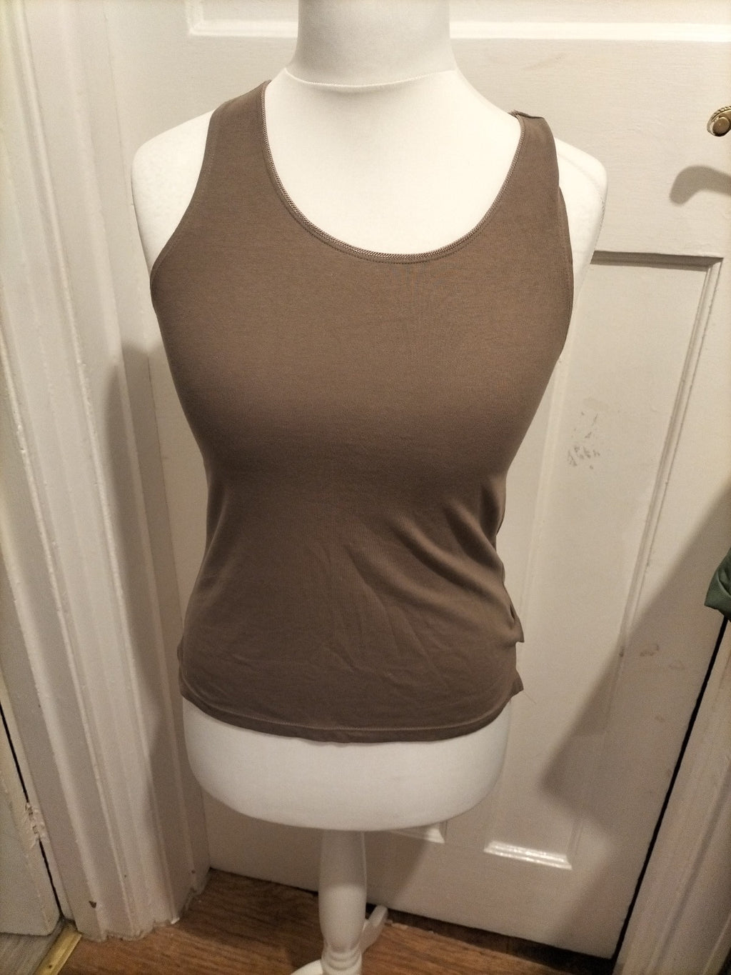 Ladies JH Collectibles Size Medium Petite Brown Sleeveless Tshirt