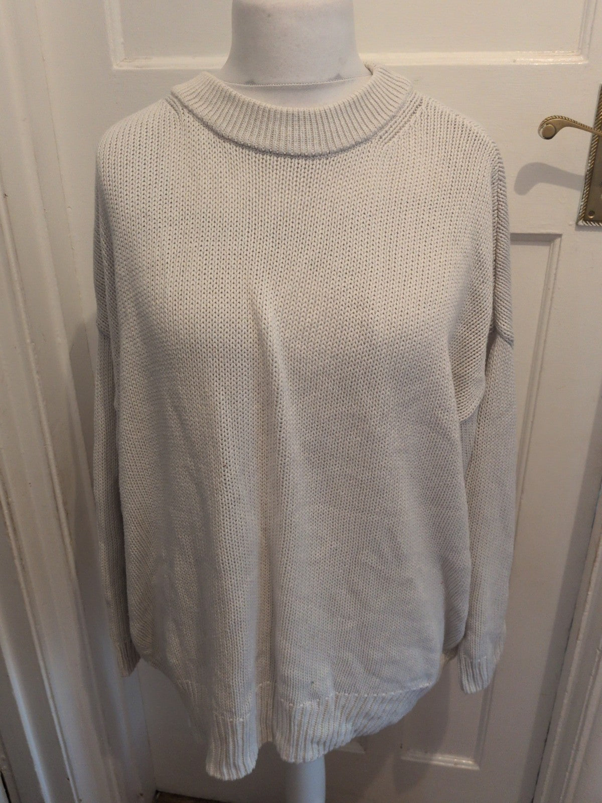 Tu 16 Cream Long Sleeve Knit Jumper