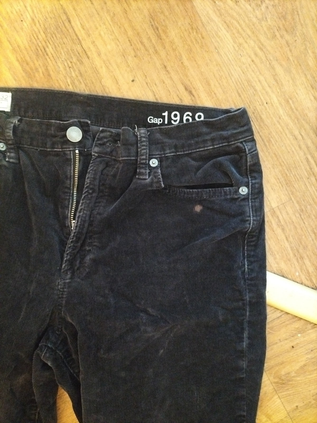 Mens Gap 1969 Size 32" Navy Super Skinny High Rise Jeans(mark Near Pocket)