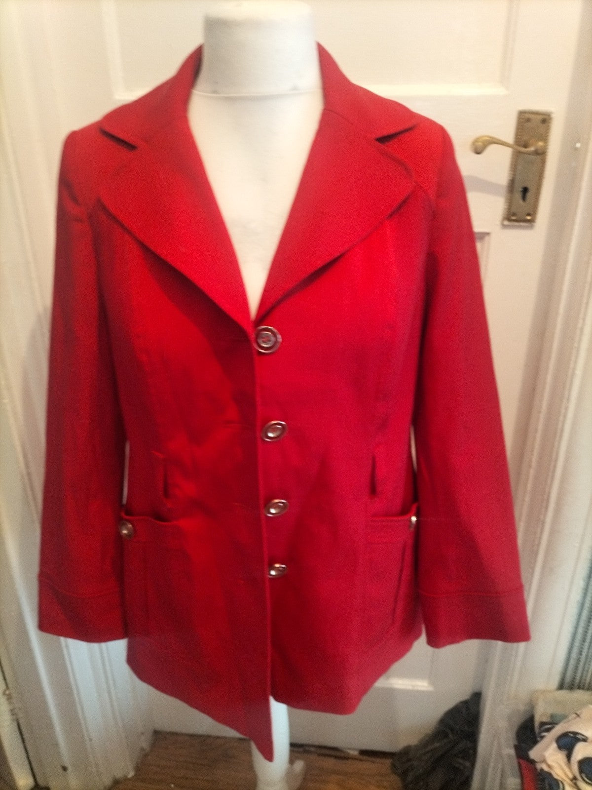 BHS 14 Red Lined Jacket Immaculate