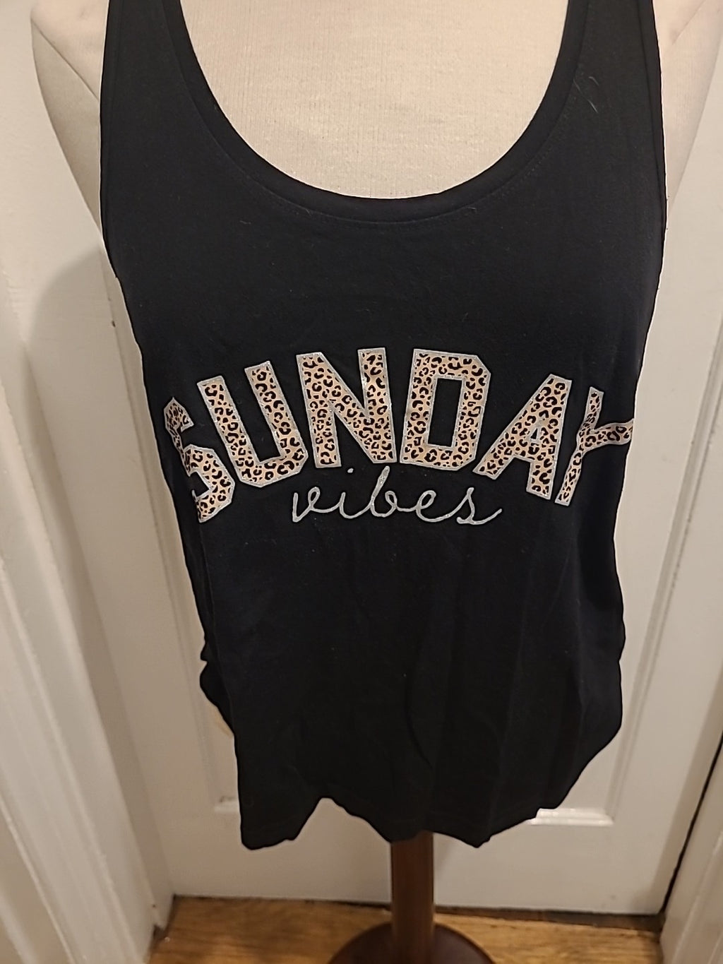 Ladies Peacocks Size 10-12 Black Relax Pyjama Top