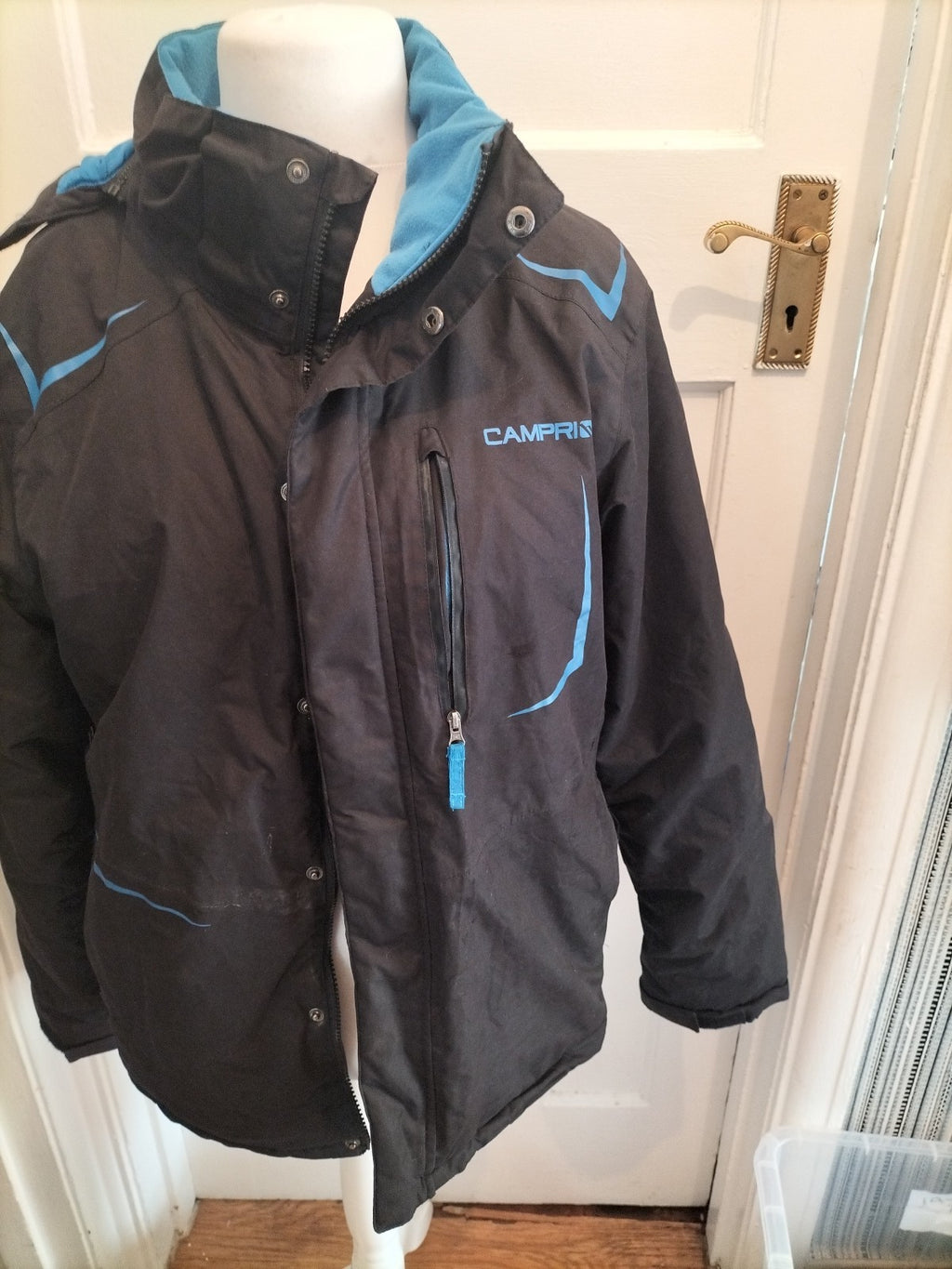 Campri Ski Outerwear Medium Black Coat