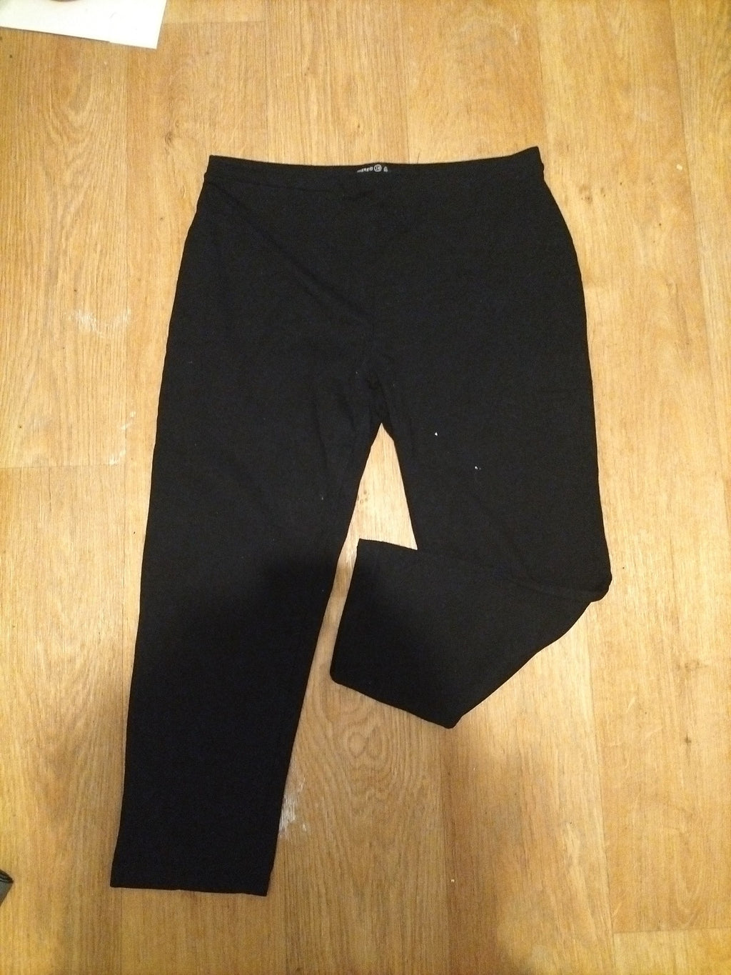 Ladies Primark Size 14 Black Ankle Leggings