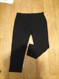 Ladies Primark Size 14 Black Ankle Leggings
