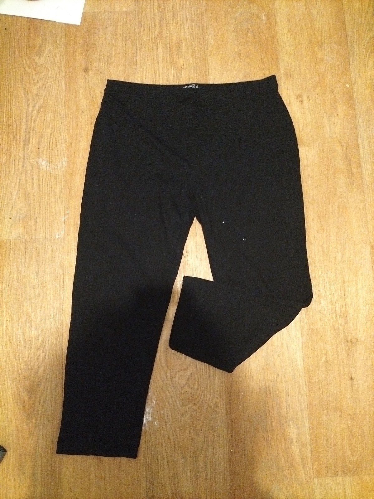 Ladies Primark Size 14 Black Ankle Leggings