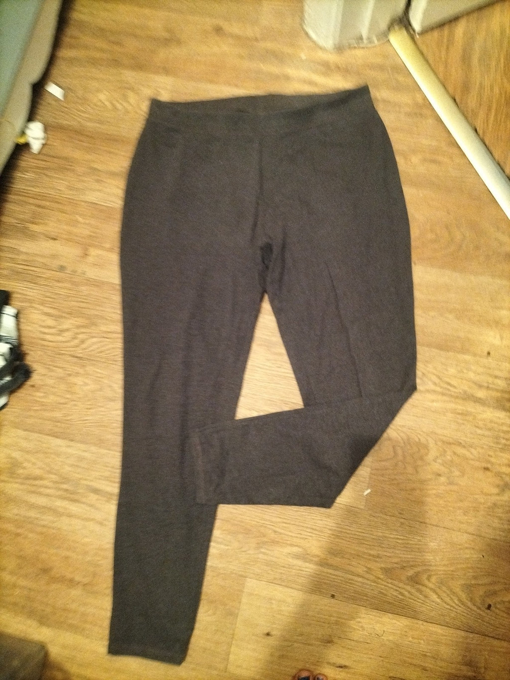 Ladies Damart Size Large Grey Elasticated Leggings