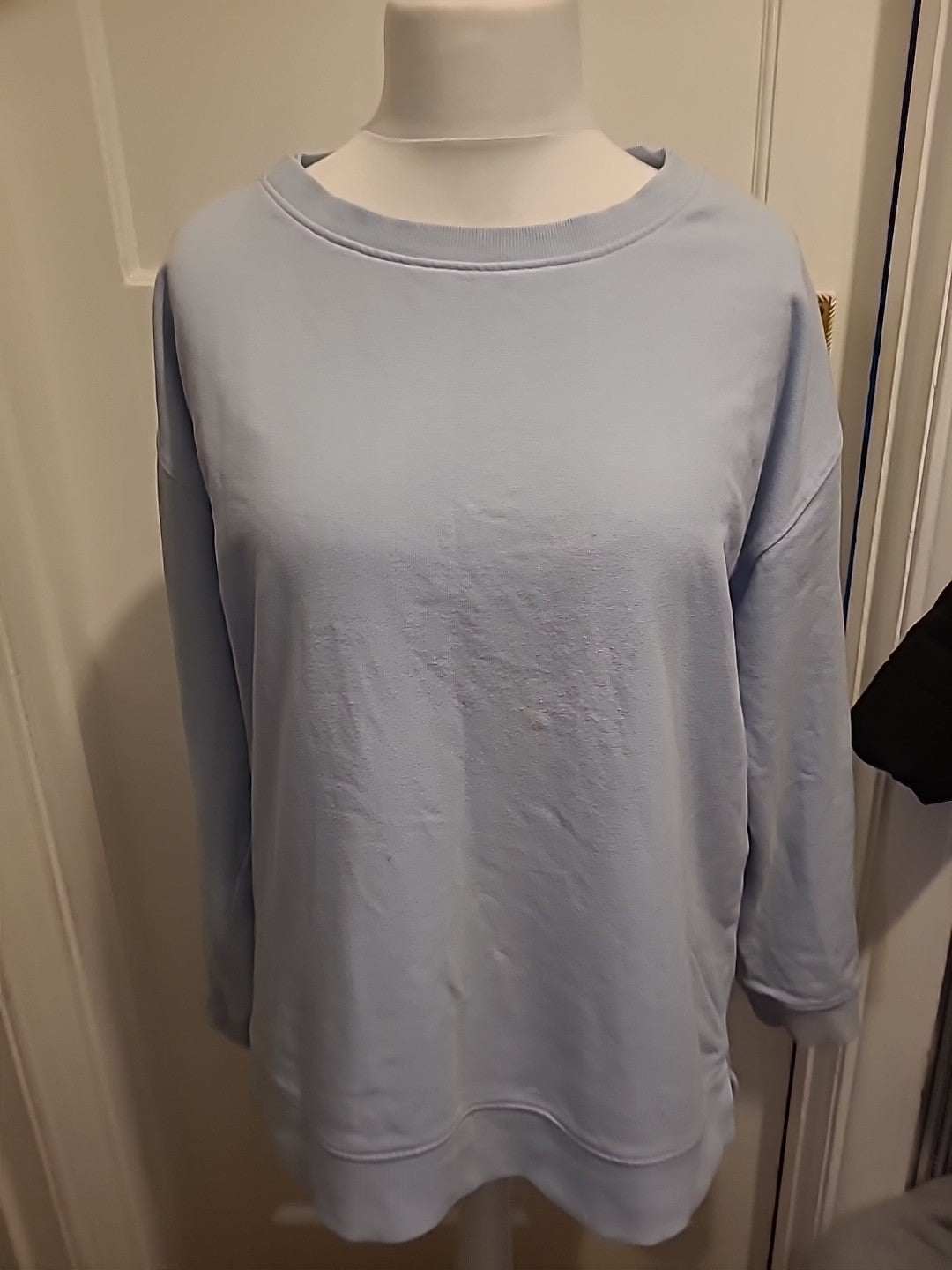 Ladies John Lewis Size 14 Pale Blue Pullover Jumper
