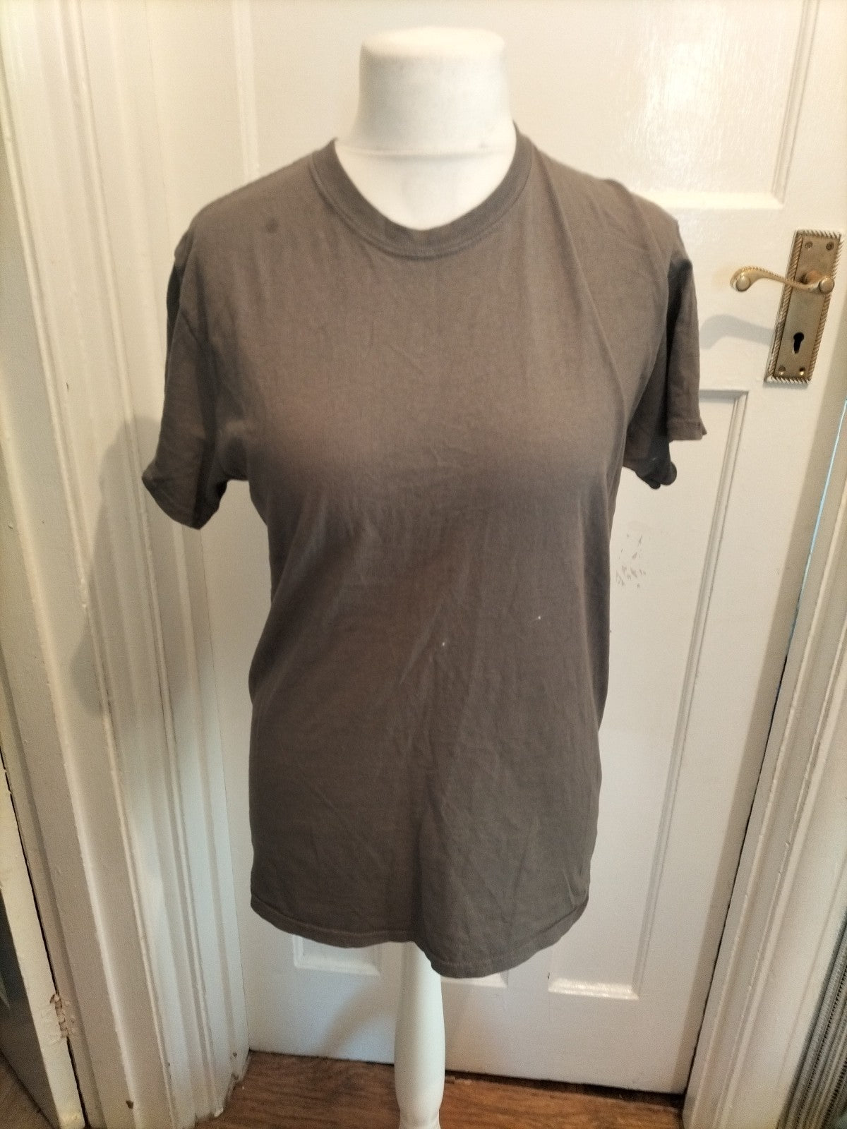 Mens Prettylittlething Size Small Dark Grey Short Sleeved Tshirt