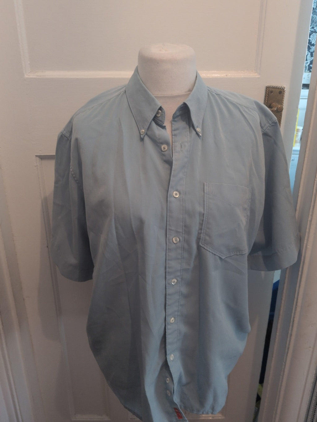 Mw London Large Blue Short Sleeve Shirt