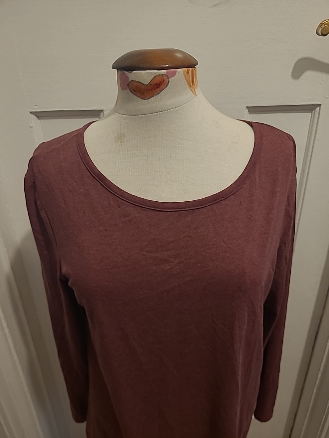Mens Rainbow Size Medium Purple Long Sleeved Tshirt