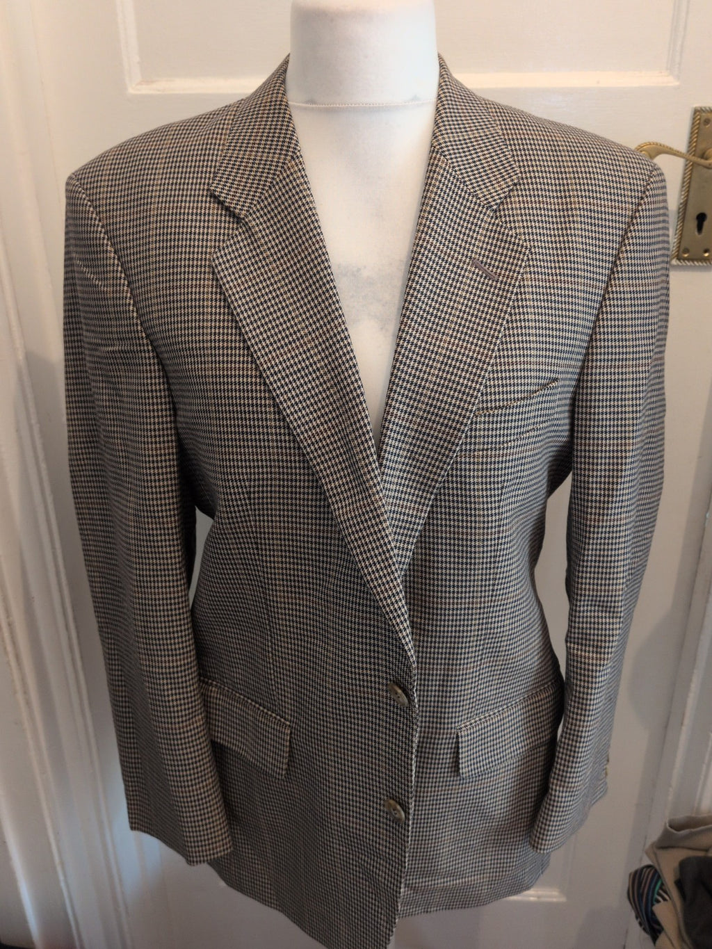 Marks And Spencer 40 Short Pure Wool Multicoloured Suit Jacket