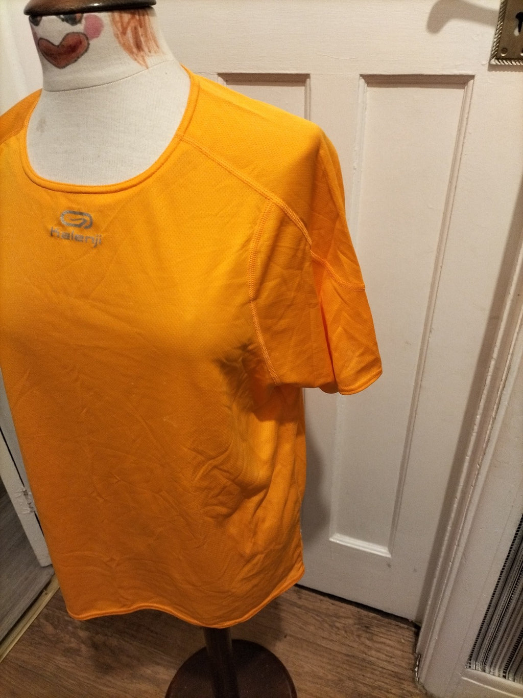 Mens Decathlon Size XL Orange Short Sleeved Tshirt