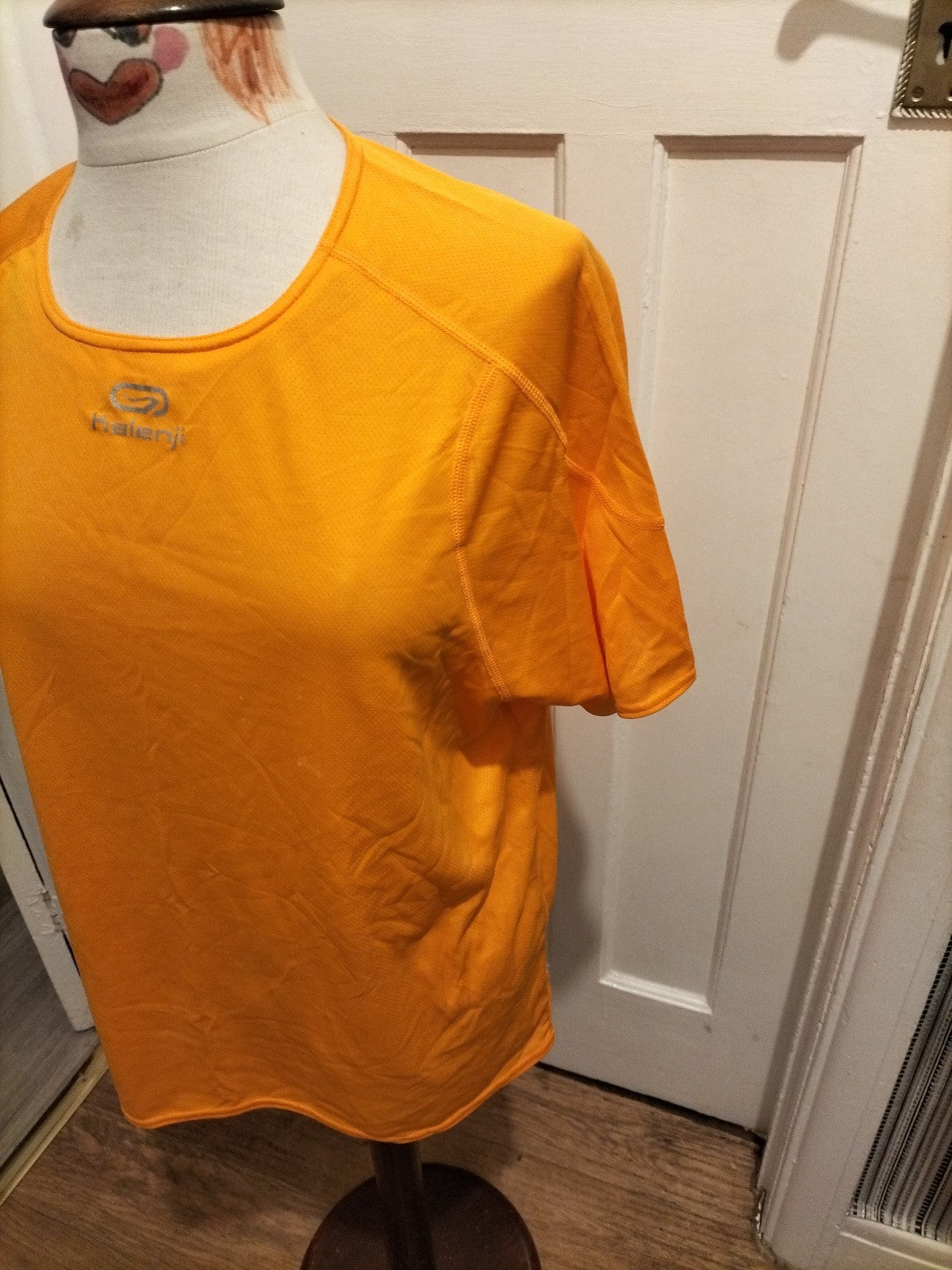 Mens Decathlon Size XL Orange Short Sleeved Tshirt