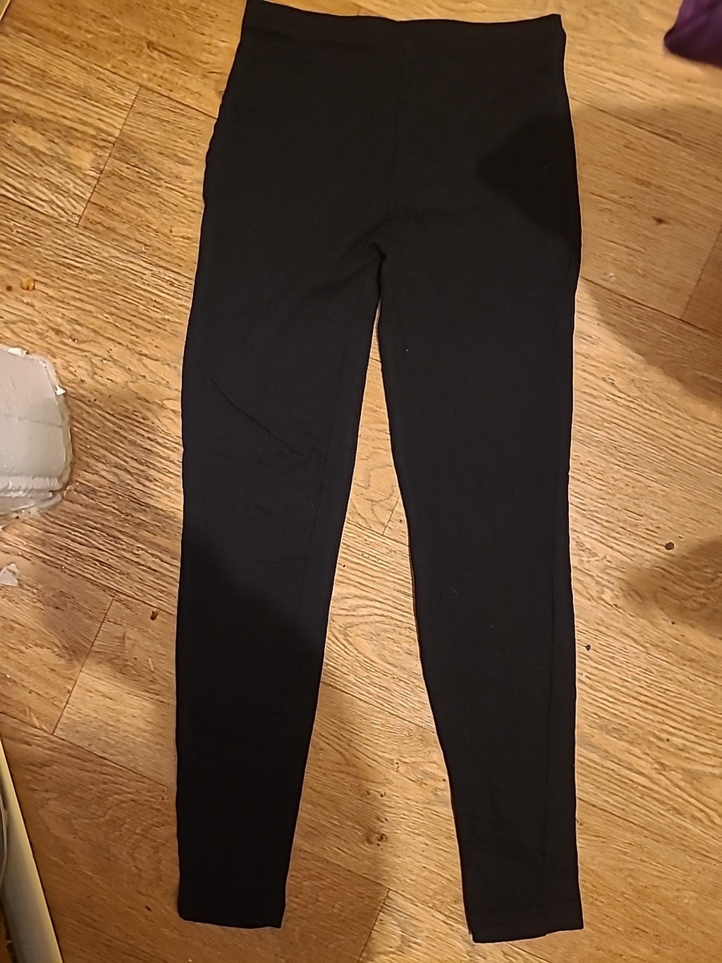 Ladies Primark Size 8 Black Leggings