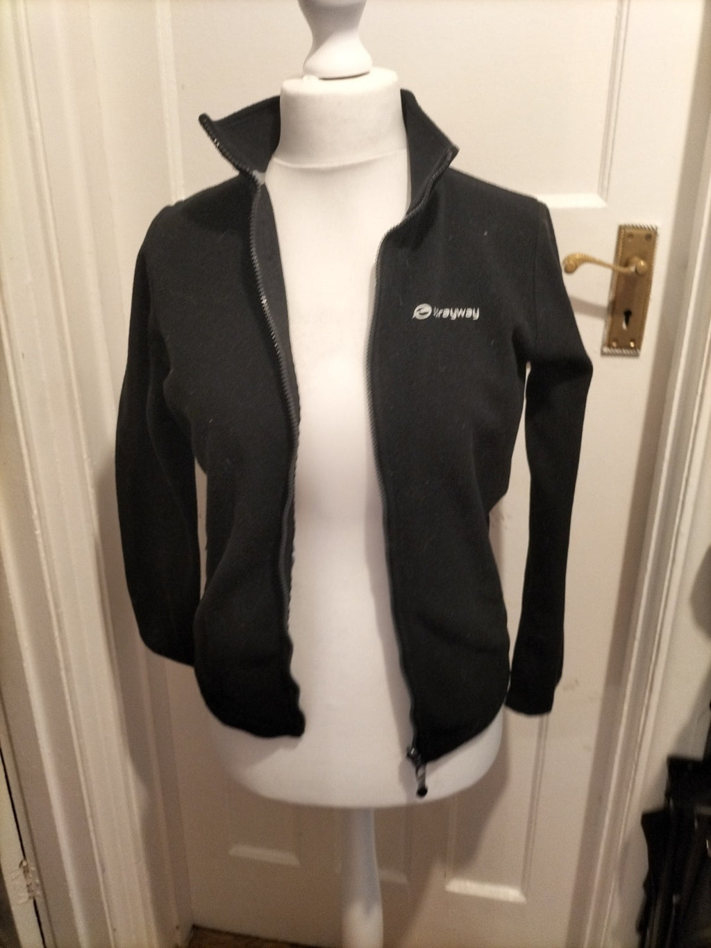 Boys Sprayway Age 12-13 Years Black Zip Through Jumper
