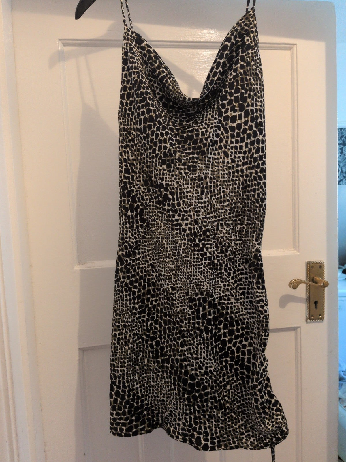 Topshop 6 Leopard Print Sleeveless Dress