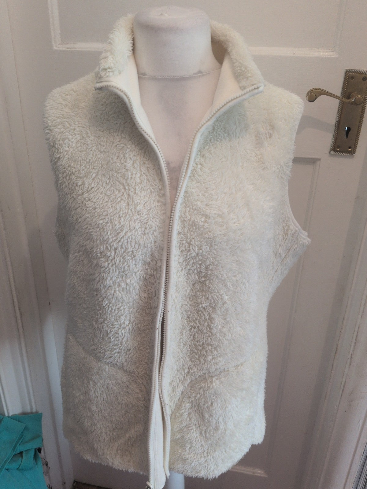 2XL Reversible Fluffy Sided Full Zip Waistcoat