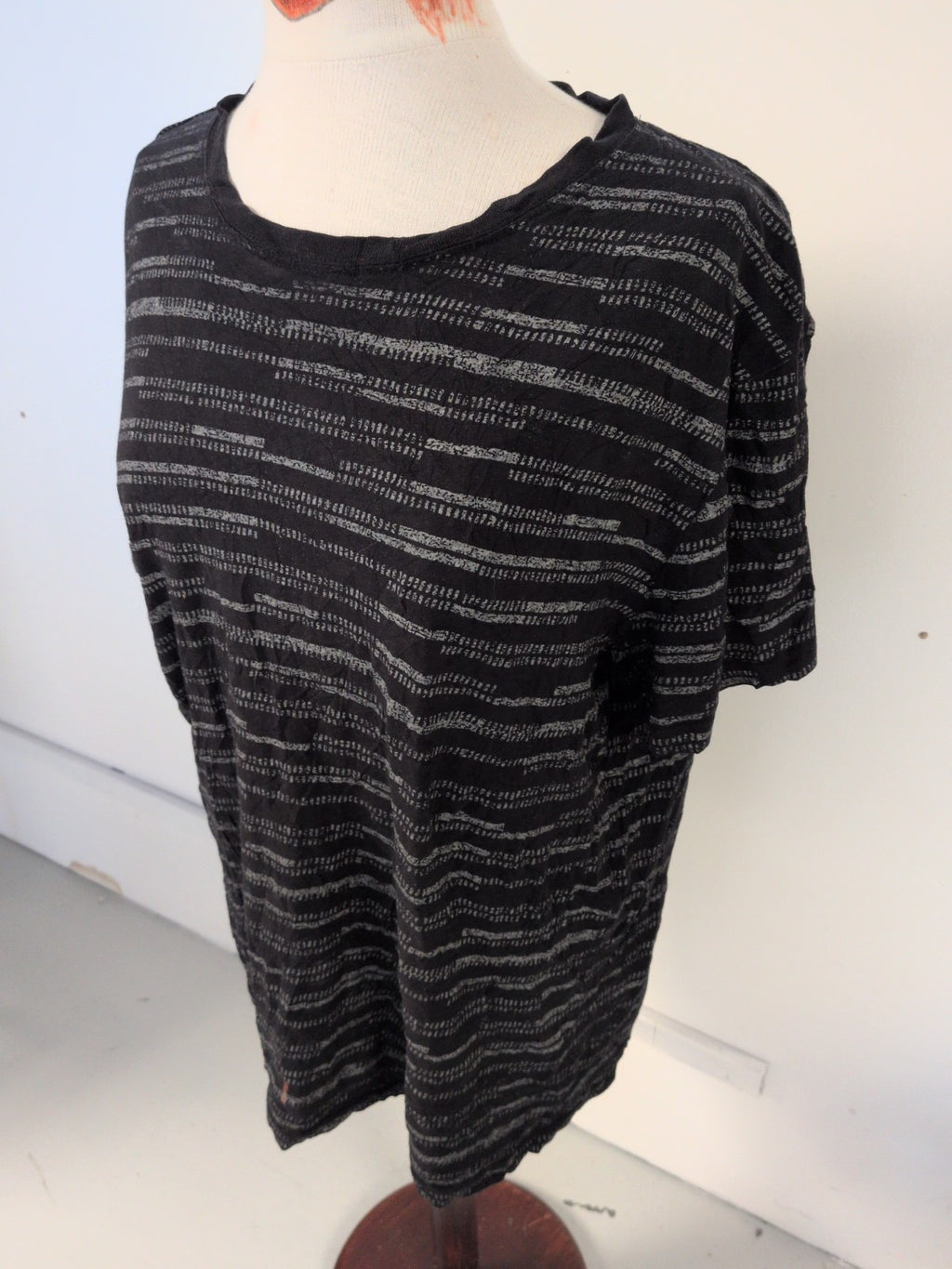 Pep&Co XL Black And Grey Short Sleeve T-shirt