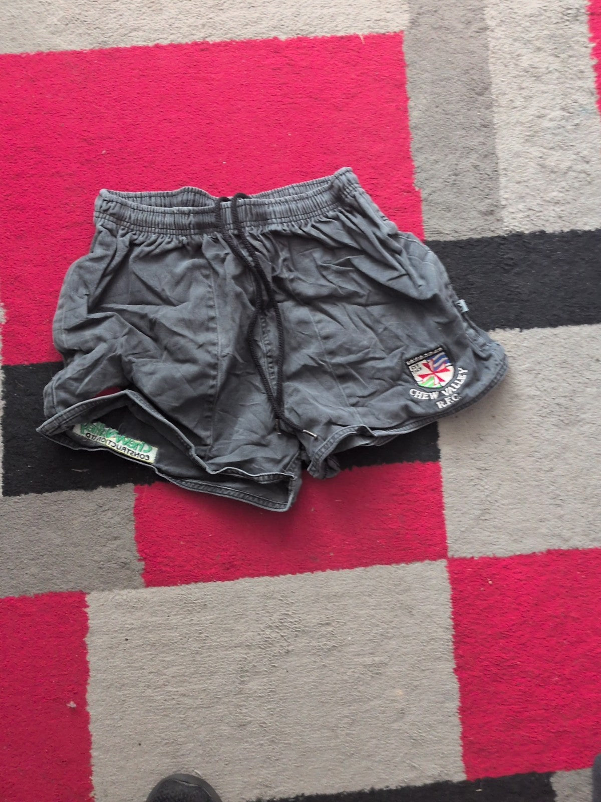Samurai S/M Grey Denim Crew Valley Shorts