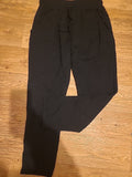 Ladies Raspberry One Size Black Joggers