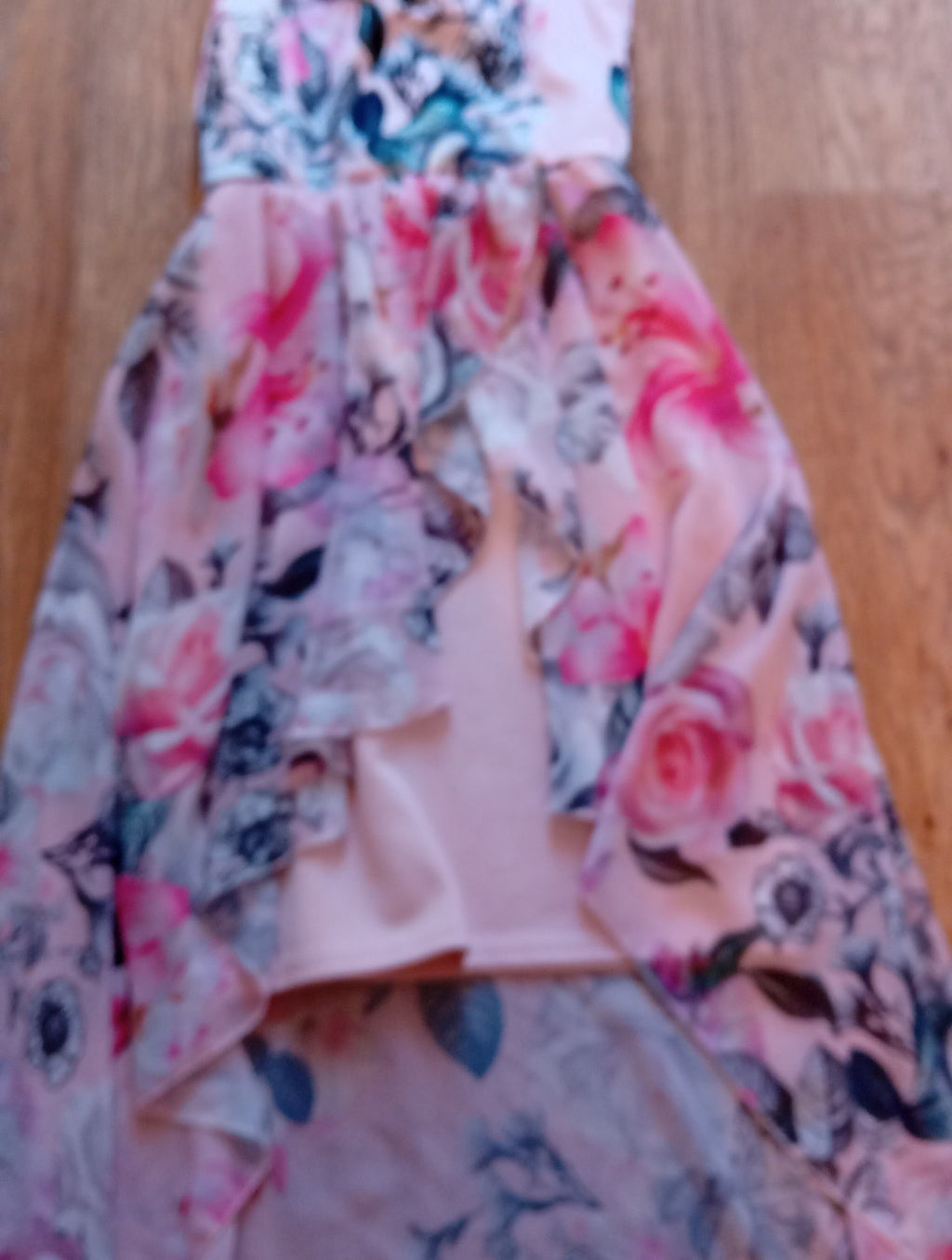 Ladies Stylewise Size 10 Pink Floral Sleeveless Dress