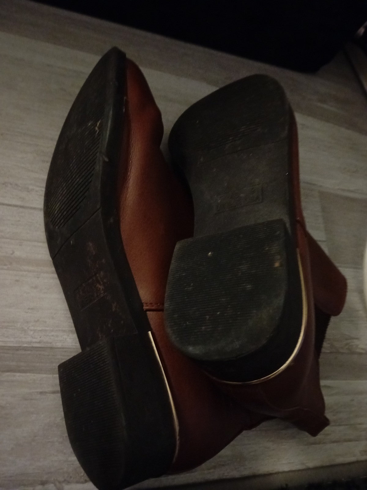 Ladies Tan Boots Wide Fit Size 7 Primark Free Delivery