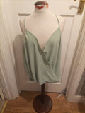 Ladies Shein Size XL Mint Layered Blouse