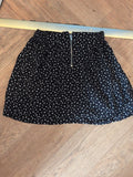 Ladies H&M Divided 12 Navy Heart Stretchy Mini Skirt