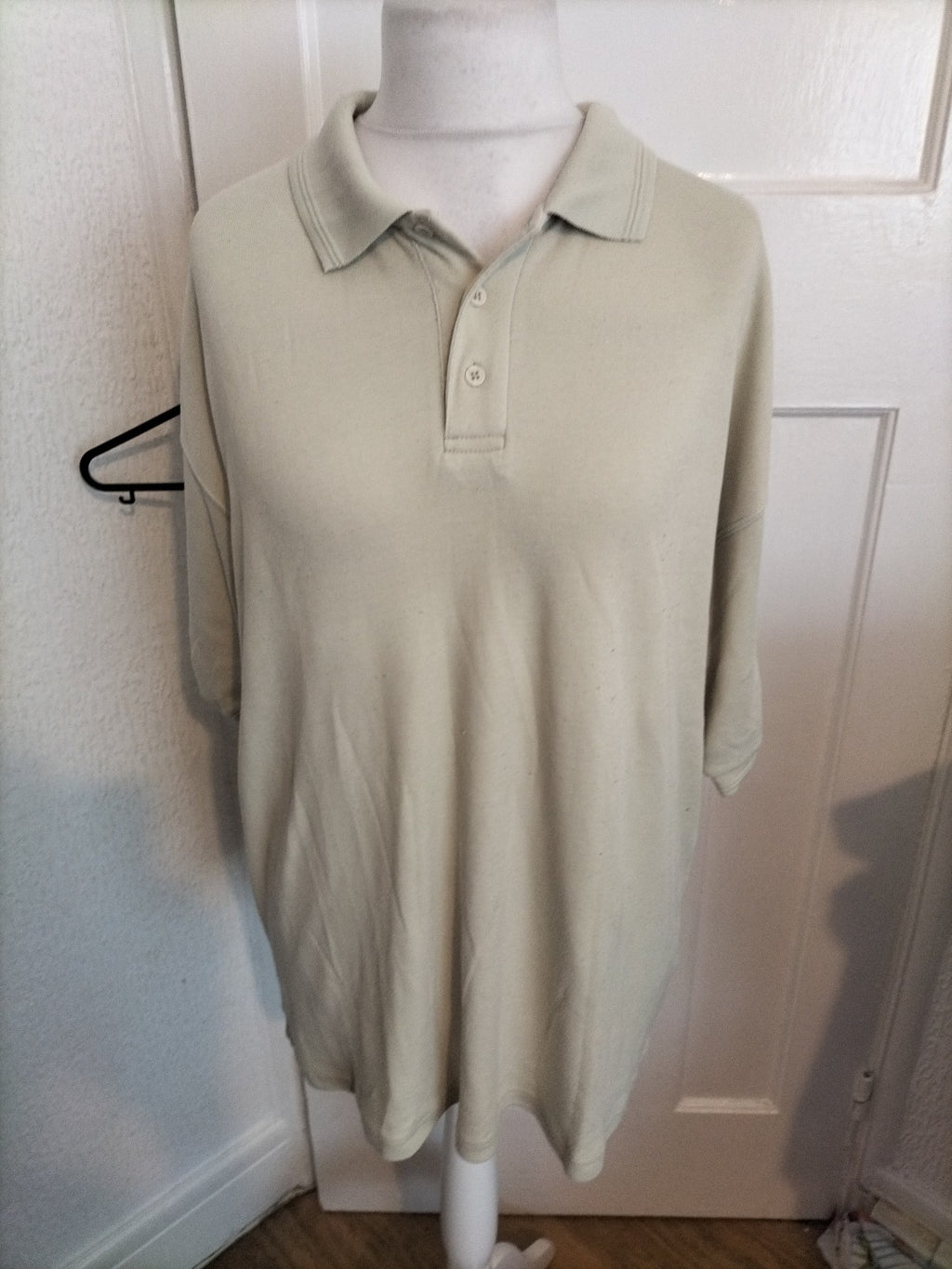 Mens Disciple Size XL Pale Yellow Bobbling Polo