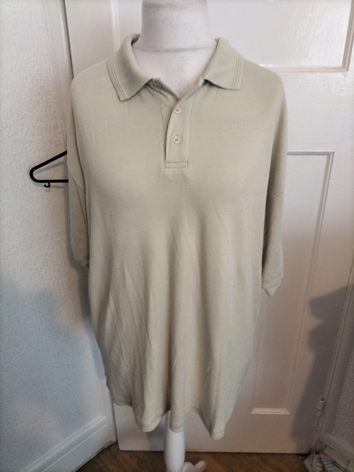 Mens Disciple Size XL Pale Yellow Bobbling Polo
