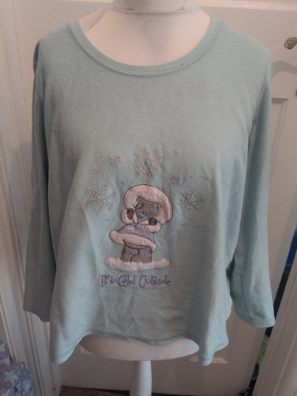 20-22 Blue Cold Outside Pyjama Top