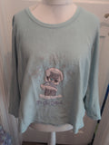 20-22 Blue Cold Outside Pyjama Top
