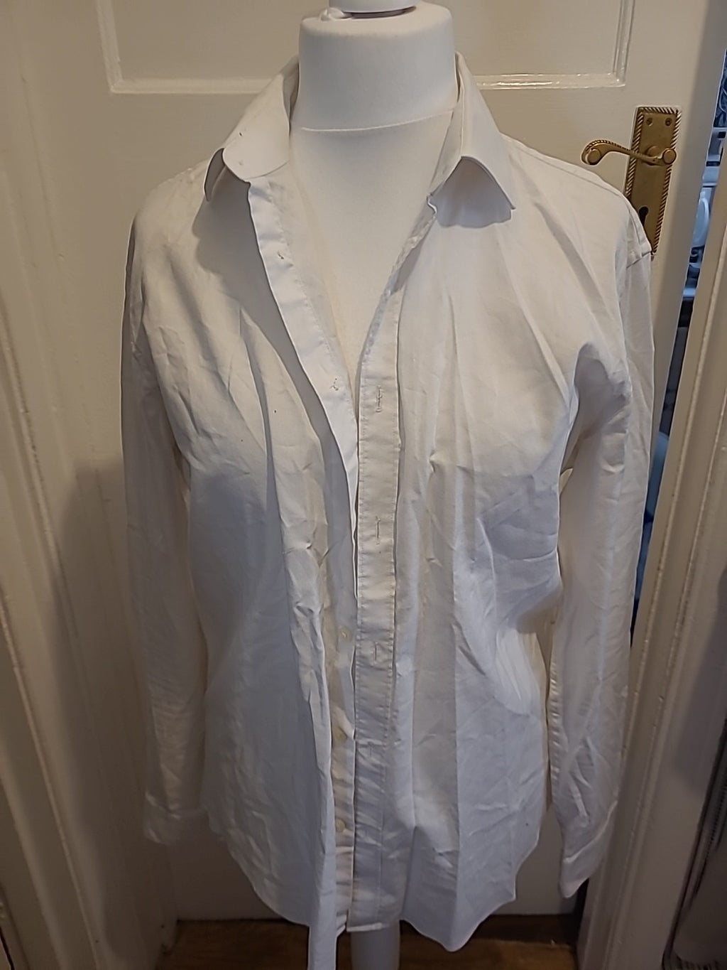 Mwns Meraki Size XL Long Sleeved White Shirt