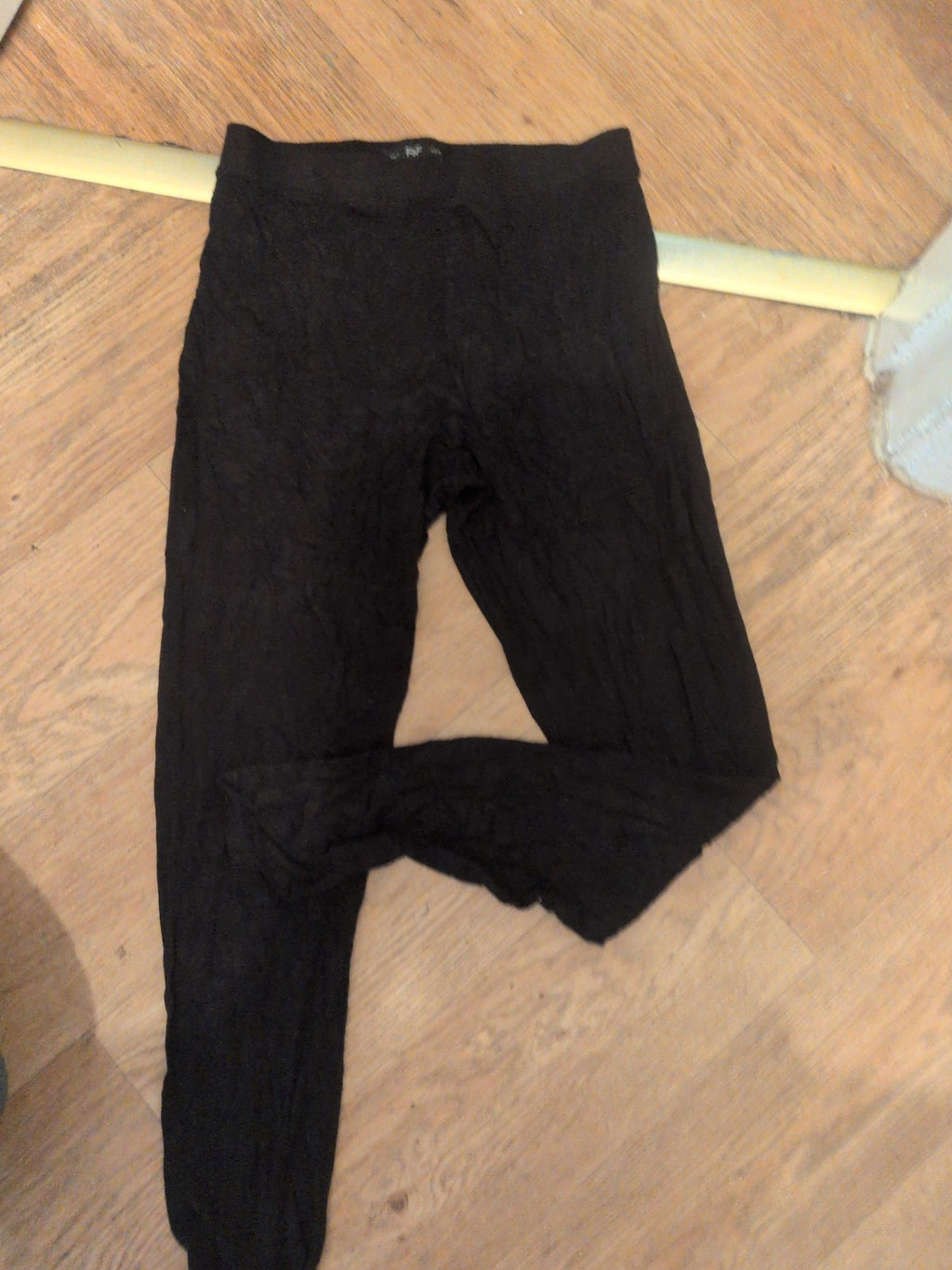 F&F Medium Black Full Length Leggings Elasticated