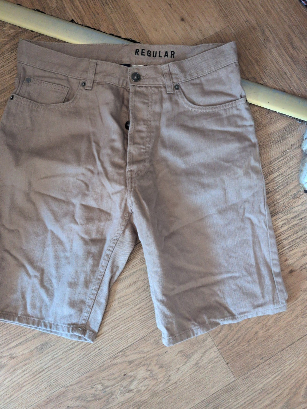 Divided 30" Brown Regular Shorts Denim